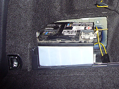 Zweite Batterie eingebaut