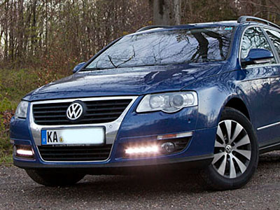 LED-Tagfahrlicht eingebaut