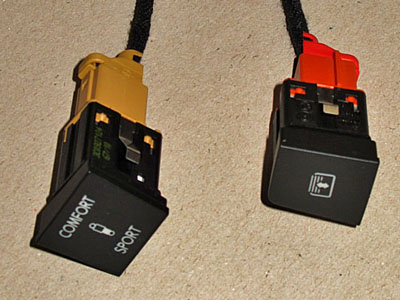 Schalter um Mittelkonsole erg&auml;nzt