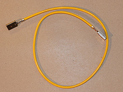 Einzelleitung 6 mm&sup2; mit Kontakt (Relais, Kontakt 1,2)