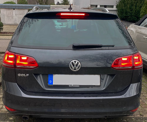 Bremslichter auch auf die inneren R&uuml;cklichter codiert